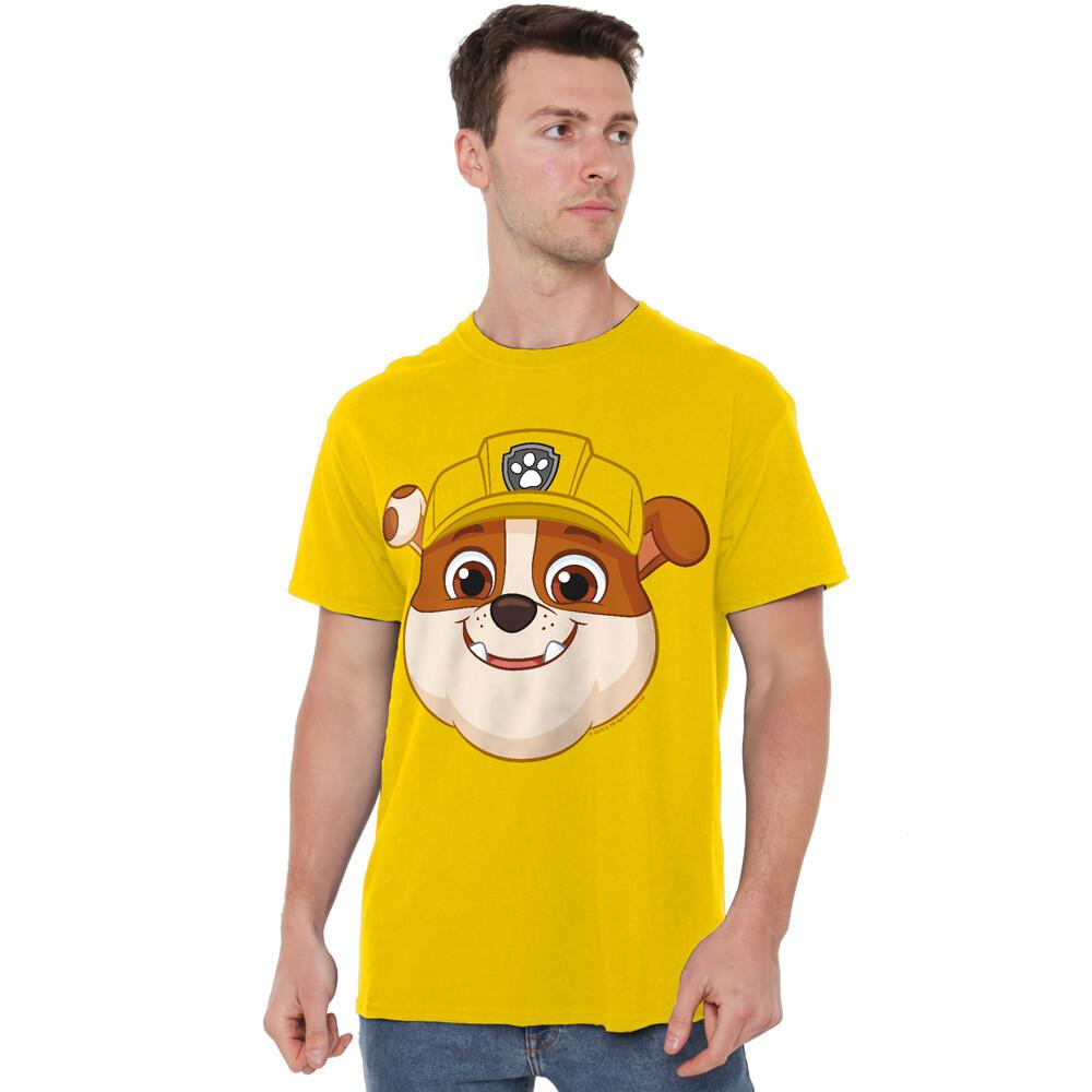 Cotton Soul Paw Patrolrubble Grin Unisex Adult T Shirt Yellow S