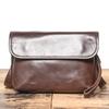 Designer Men's Genuine Leather Crossbody Bag Luxury Fashion Shoulder Messenger Bag Casual Travel Adjustable Strap Length