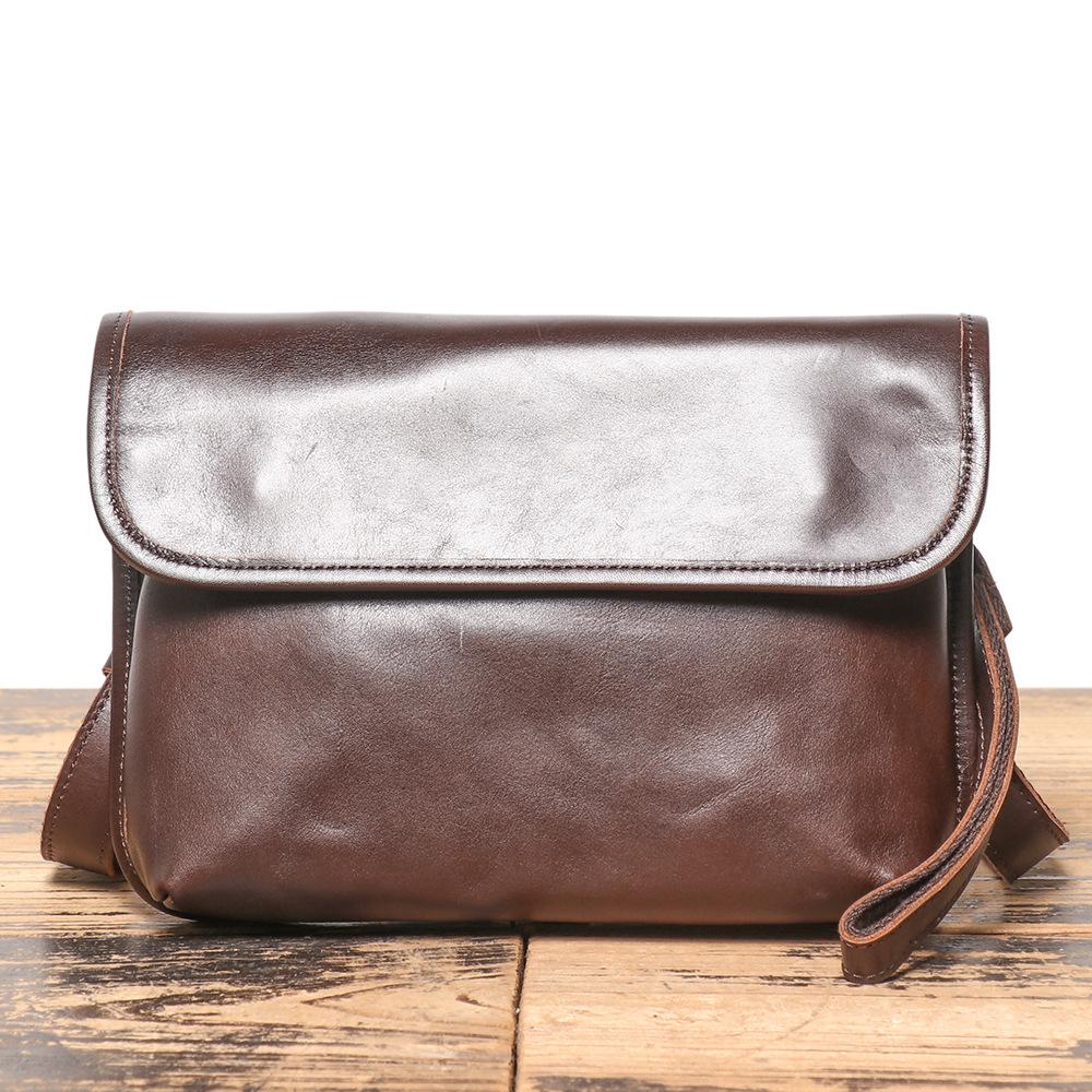 

Designer Men s Genuine Leather Crossbody Bag Luxury Fashion Shoulder Messenger Bag Casual Travel Adjustable Strap Length 25x17x4cm кофейный