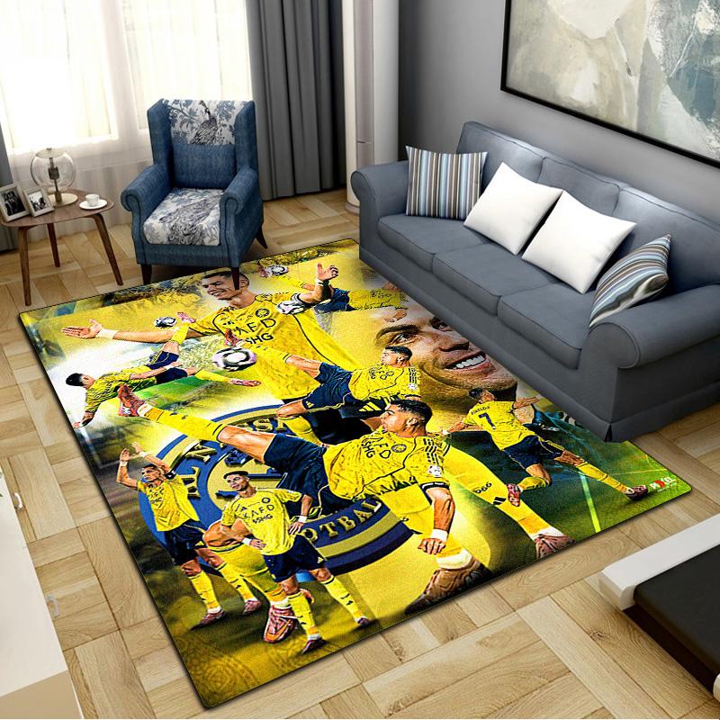 Tappeto Tappeto Nazionale Portogallo per Soggiorno Camera da Letto Casa Decorazione Divano, Tappetino Antiscivolo per Giochi Bambini