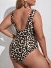 2025 Sexy Push UP Plus Size Swimwear Women Strapped Hollow Large One Piece Swimsuit Backless Beach Big Bathing Suit