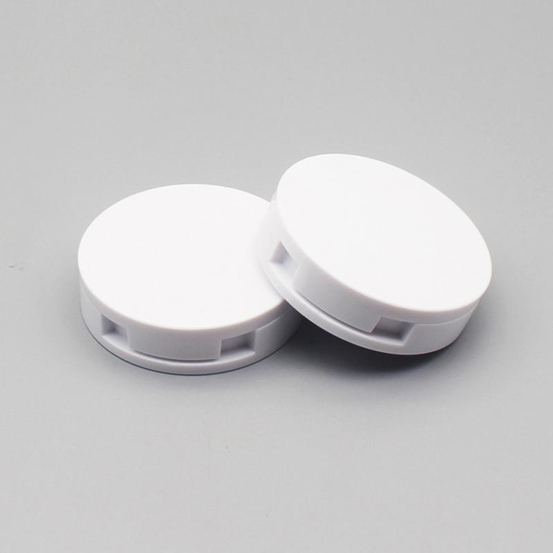 Tragbare Leere Palettenbox mit Spiegel Runder Rouge Lidschatten Behälter BB Cream Foundation Make-up Box DIY