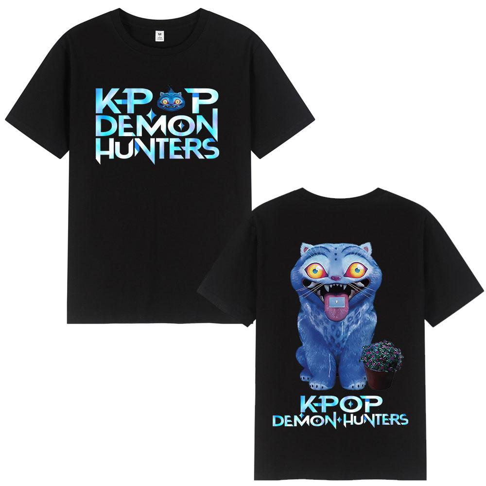 

2025-26 Summer Hot-selling New Animation KPop Devil Hunter T-shirt, Rumi Mira Zoey Graphic T-shirt Oversized Casual T-shirt 4XL