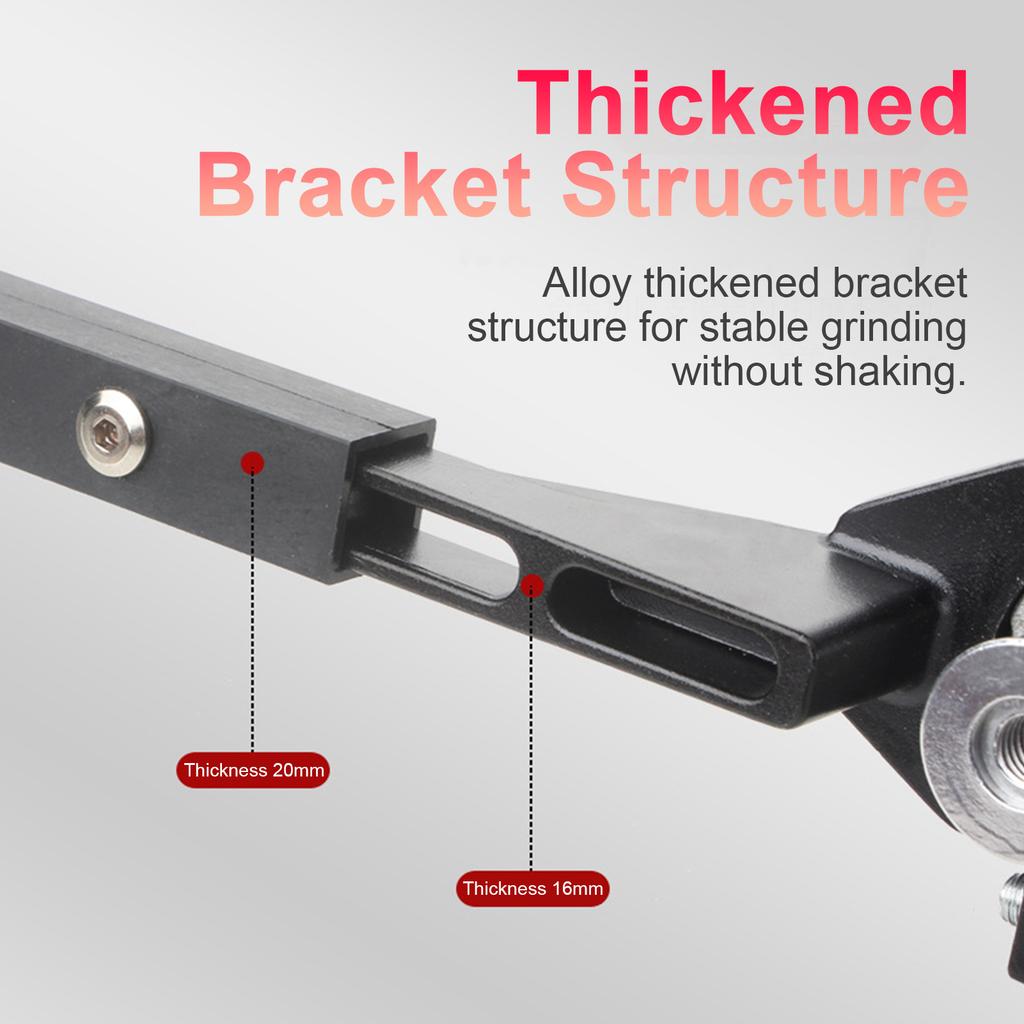 Grinder to Sander Attachment, Angle Grinder to Belt Sander Converter Kit, Woodworking Sander Conversion Kit for 100 125