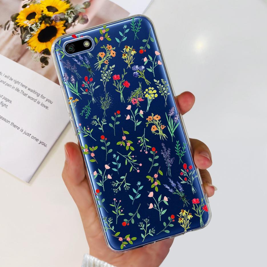 For Huawei Y5 Lite 2018 Case DRA-LX5 Luxury Painted Back Cover Clear Silicone Soft Phone Case For Huawei Y5 Prime Y 5 2018 Shell