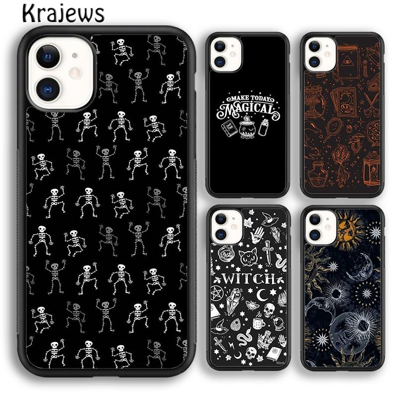 Krajews MAGIC Witchy Witchy Sorcery Phone Case Cover For iPhone 17 Air 16 15 14 plus 11 12 13 pro max coque Fundas