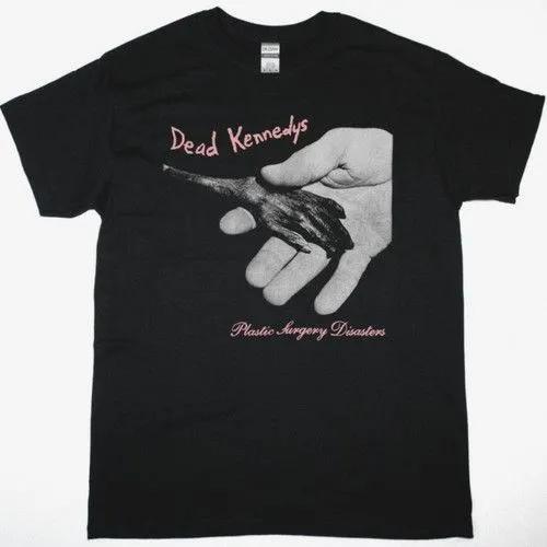 Unisex Short Sleeve Crew Neck Cotton T Shirt Dead Kennedys Plastic Surgery Disasters XXXL