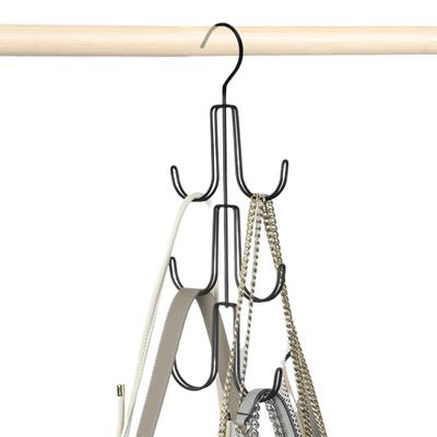Purse Hanger Iron Bag Hanger for Closet Multi-layer Storage Rack Handbag Organizer for Daily Display Scarves Belts Hat Wardrobe