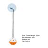 Bearded Dragon Toy with Suction Cup and Rope Exercise Game Colored Bell Ball Toy Reptile Toy for Small Animals