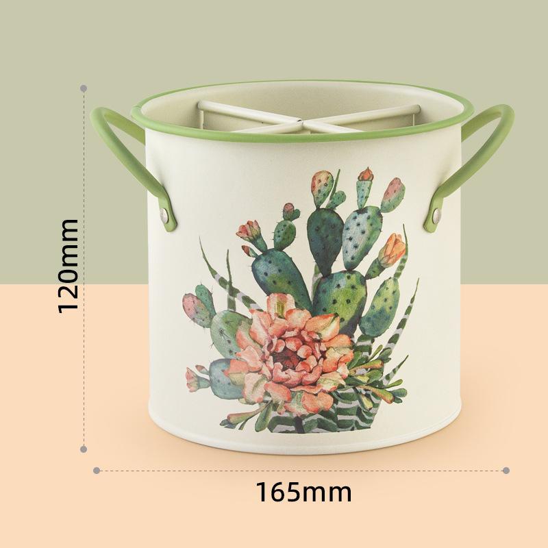 Essstäbchenhalter für die Küche im Vintage-Stil, Abtropfgestell, Gitter-Organizer, Utensilienhalter für Esszimmer, Zuhause, Küchengeschirr, Rohrregal, Dekor