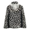 X-girl Leopard Pattern Sports Jacket S Black Leopard Pattern Women Used