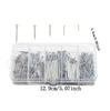 175Pcs Stainless Steel Split Pins Cotter Pins Assortment Kit Assorted Size for Shaft Axle Mechanical Farm Equipment Repair