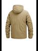 Giacca Tattica Invernale da Uomo Taglie Forti in Stile Militare con Fodera in Velluto