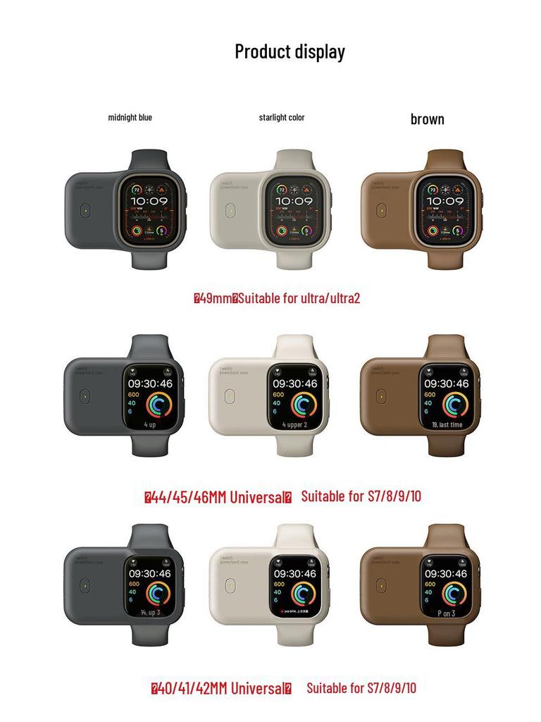 Portable Mini Wireless Power Bank for Apple Watch Charging