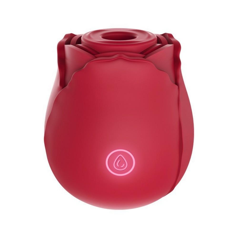 Rose suction toy 10-speed vibrator 3 in 1 vacuum stimulation G-spot oral nipple clitoris anal sex toy adult female toy