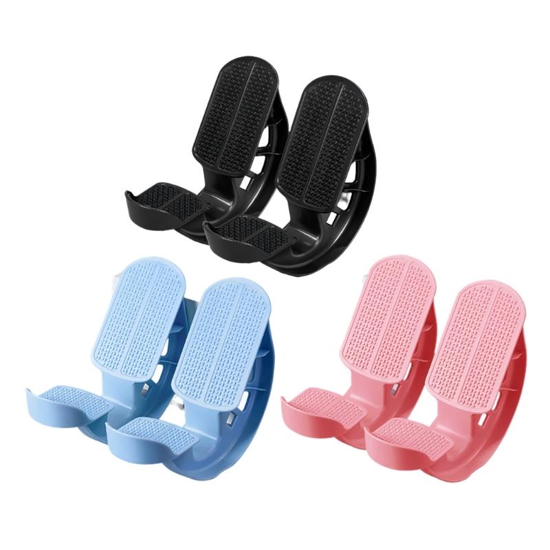 2Pcs Portable Calf Stretching Wheel Foot Rocker Board Stretching Calf Pedal Leg Stretching Massage Fitness Equipment