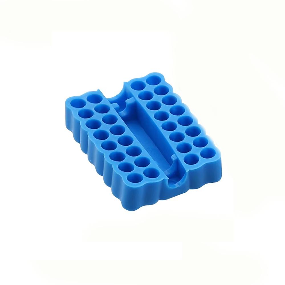 High Elasticity Bit Holder PVC Screwdriver Drill Bit Organizer Hex Shank Organizer  6.35MM Shank