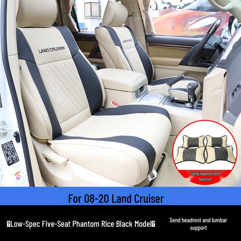 08-20 Land Cruiser Seat Covers: All-Season Full Coverage Interior Upgrade