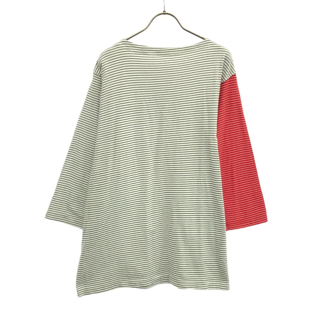 ADERERROR Border Pattern 7 Minutes Sleeve Cut 3 White Women Used