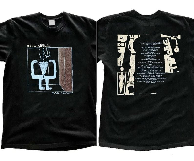 King Krule Easy Easy Lyrics Alternative Jazz Fusion Unisex Shirt King Krule Ban Unisex T-Shirt L