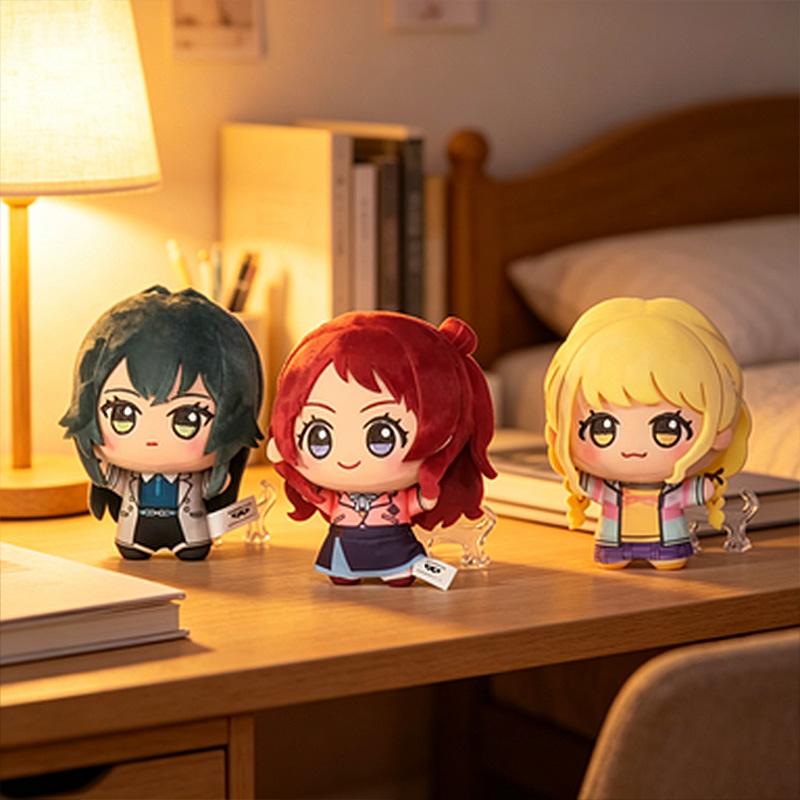 12cm Gakuen IDOLM Plush Toy Cartoon Cute Enthusiast  Gift for Fans Companion Gift Cosplay  High-quality Bag Pendant Keychain