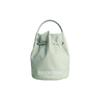 Wheel Series Bucket Bag Recycled Nylon Drawstring Handheld Crossbody Bag Small Women Bags Light-Green 656682H854N3990