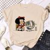 Mafalda Tshirt Women Graphic Tee feUnisex Unisexga Harajuku Clothes Womens Tshirt