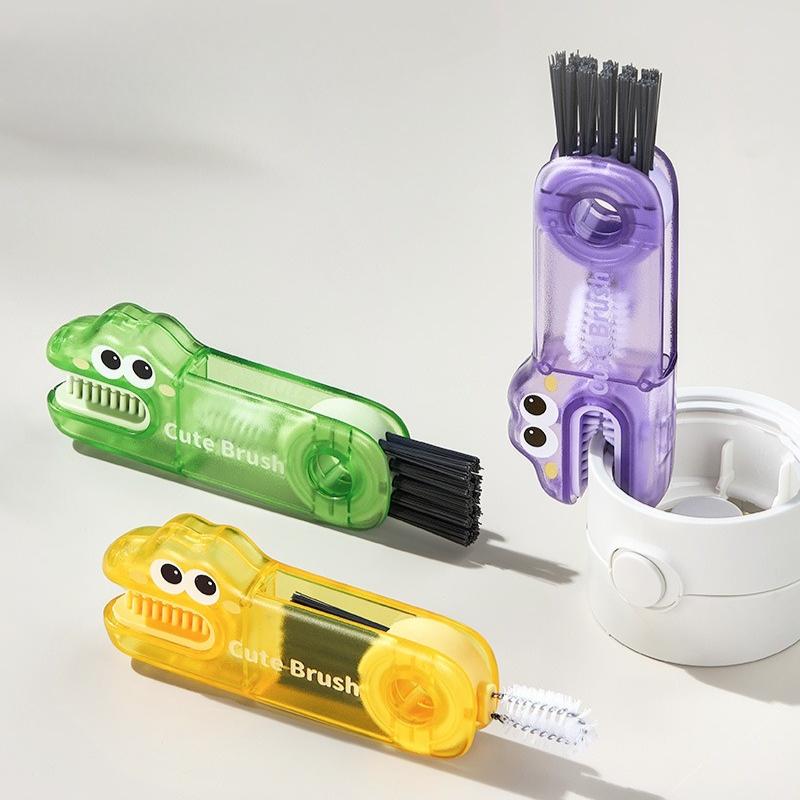 Three-in-one Rotatable Cleaning Cup Brush