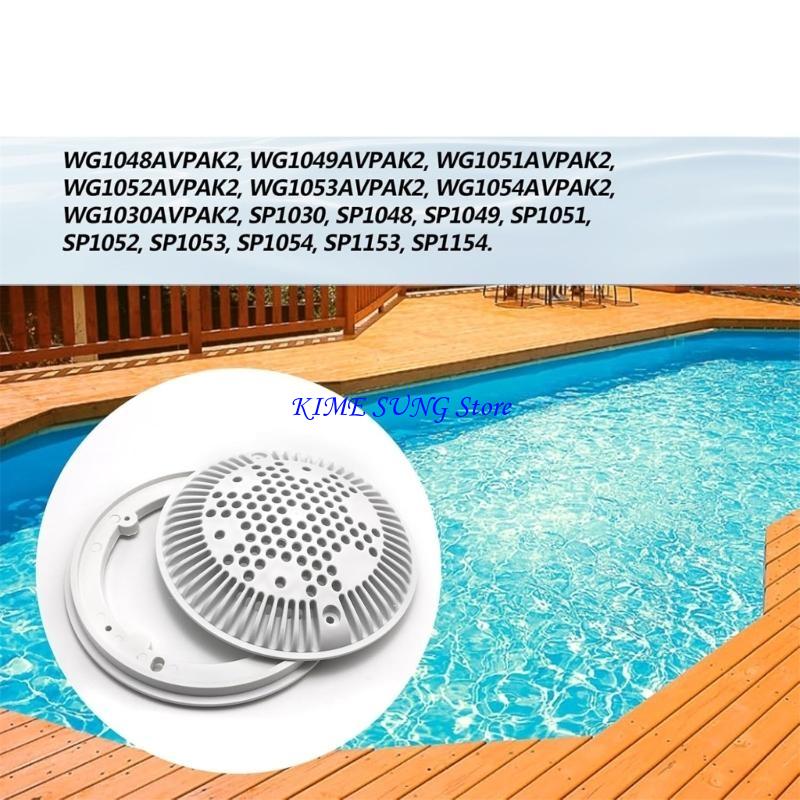 L5BD Pool Maintenance Set Drainage Cover Plastic Texture Perfect for Concrete Pools
