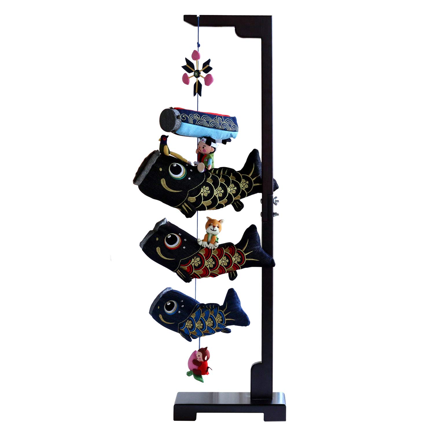 

Satsuki Doll Indoor Carp Streamer Denim Momotaro Carp Streamer Medium Size (Height 90cm)