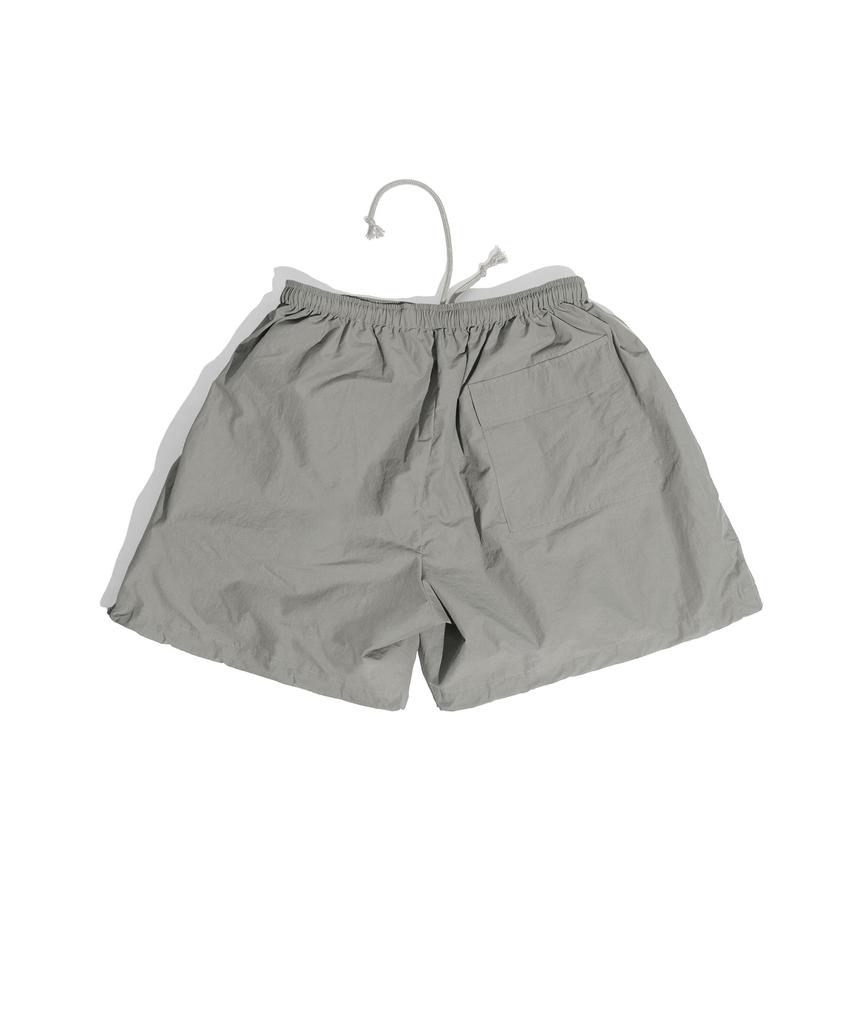 WHILE Half Balloon Climbing Pants Summer Hiking Shorts With String (Stone Grey)