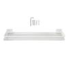 Bathroom Wall Shelf Punch Free Acrylic and Space Aluminum Wall Mounted Bathroom Floating Shelves for Home Rodless
