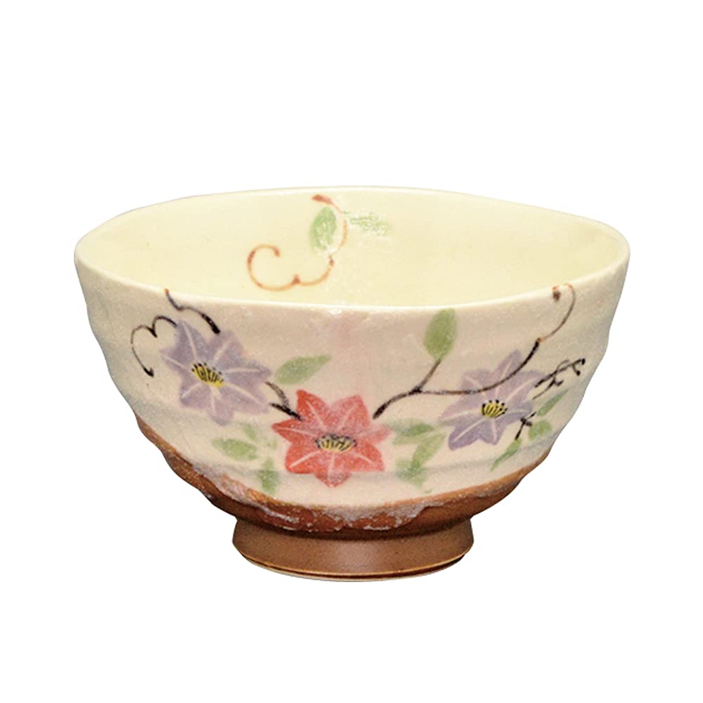 

Yutakagama Rikyu Tea 12 Months of the Floral Iron Wire Bowl, White, Year, Design, July, белый