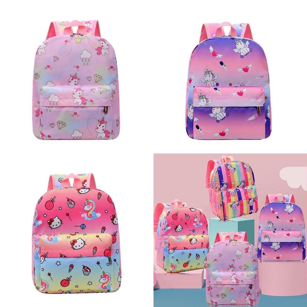 Adorable Cartoon Kindergarten Backpack For Girls Aged 3-6 Lightweight Durable Nylon