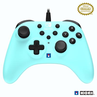 Lizenzierter HORIPAD TURBO für Nintendo PC Eisblau Halten [Nintendo-Produkt] Switch™ / [mit Rapid-Fire-Funktion]