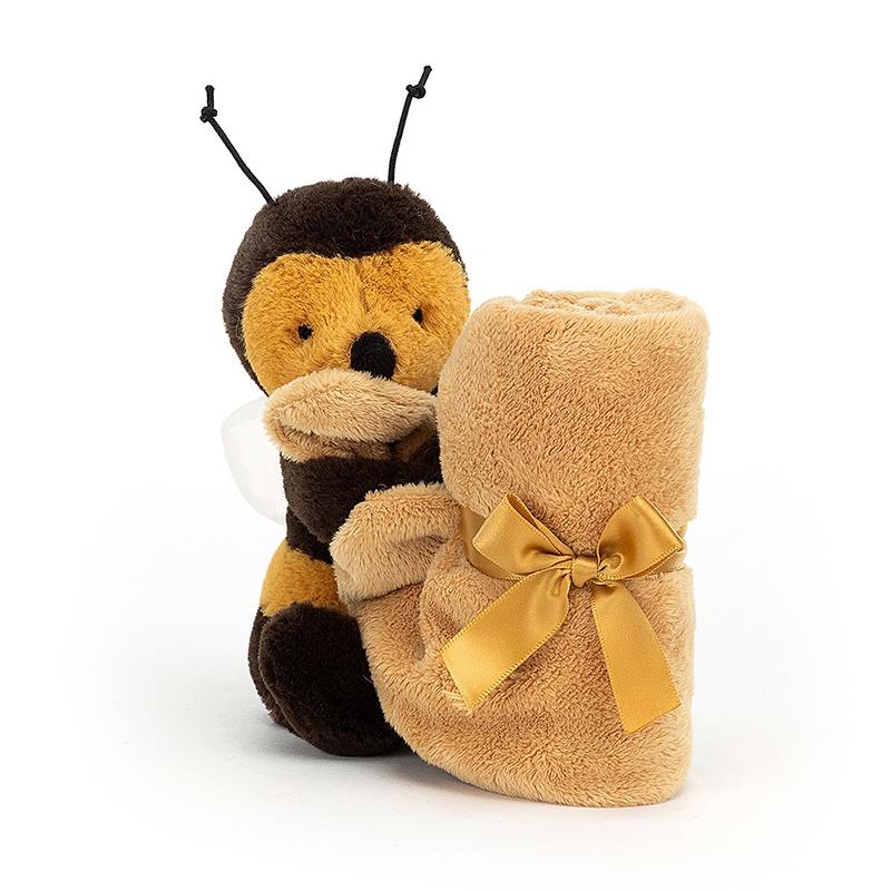 JELLYCAT Shy Bee Pacifying Towel Plush Towel 34cm Long Animal