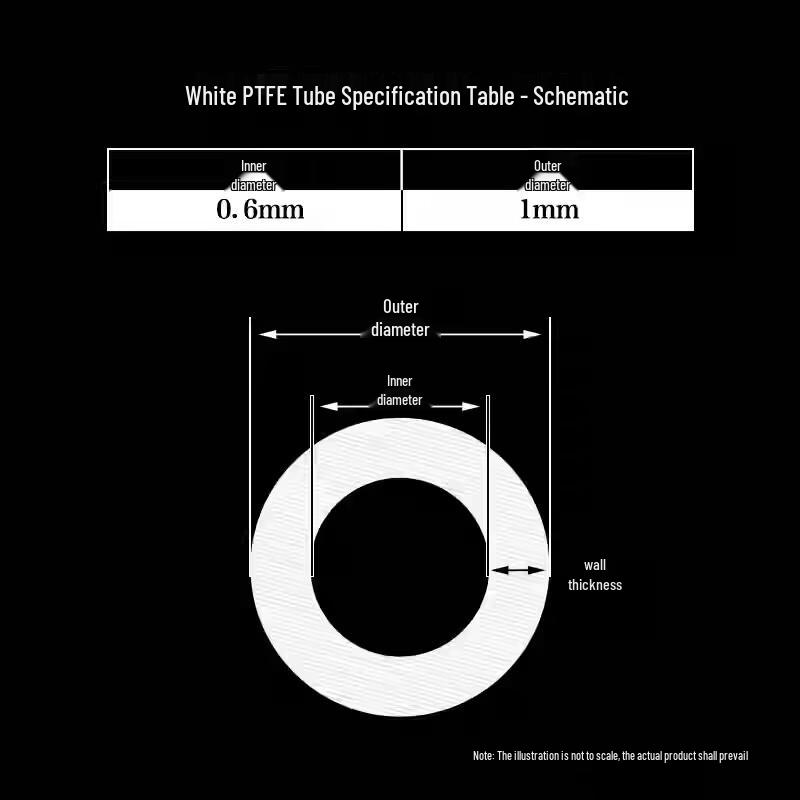 3D Printer PTFE Tube