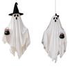 Entryway Window Line Halloween Hanging Pair, Two Piece Fabric Figure Set for Home and Party Corner Indoor Display