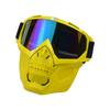 Anlorr Motorcycle Goggles Windproof Tactical Mask Dustproof Goggles With Face Protection Shield Mask