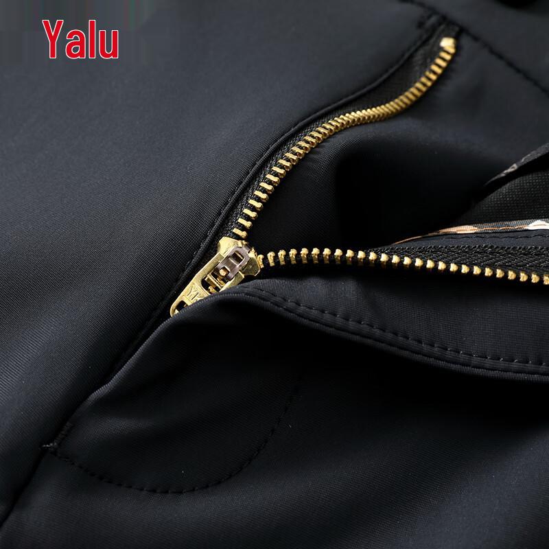Yalu Men's Milk Silk Elastic Business Casual Pants