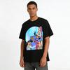 Trendy Fantasy Anime Partners Print Casual Tops Unisex T-Shirts With Unique Cartoon Characters Pure cotton T-shirt