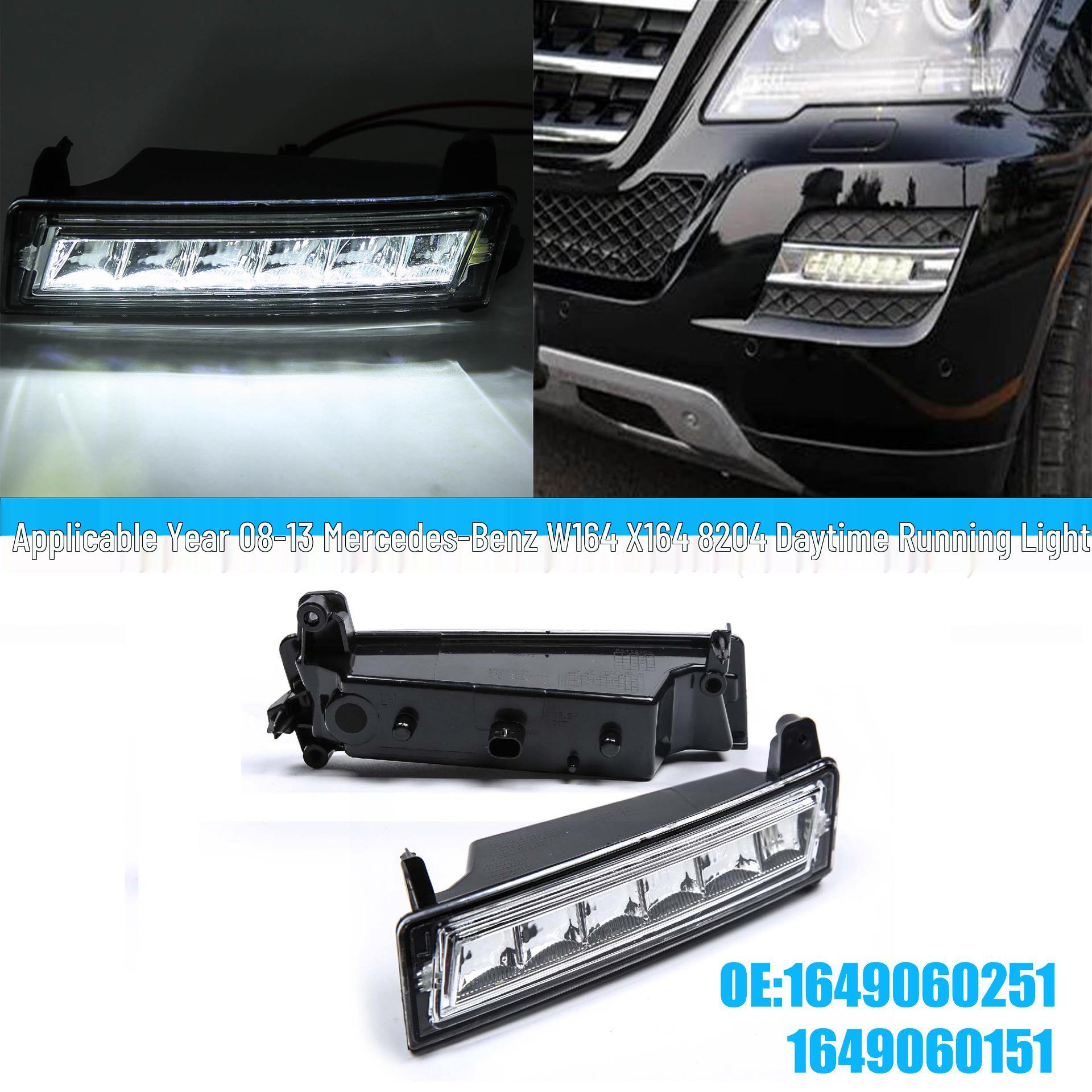 

Денні ходові вогні для Mercedes W164/X164/X204 (08-13) Right side