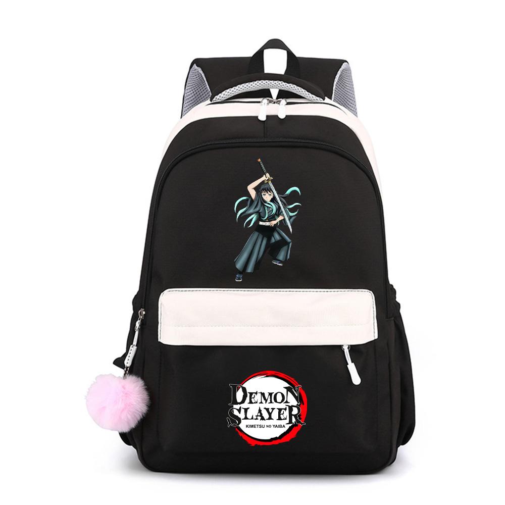 Anime Demon Slayer Printed Large Capacity Waterproof Backpack for Teenger Student Schoolbag Bookbag Gift Travel Bag