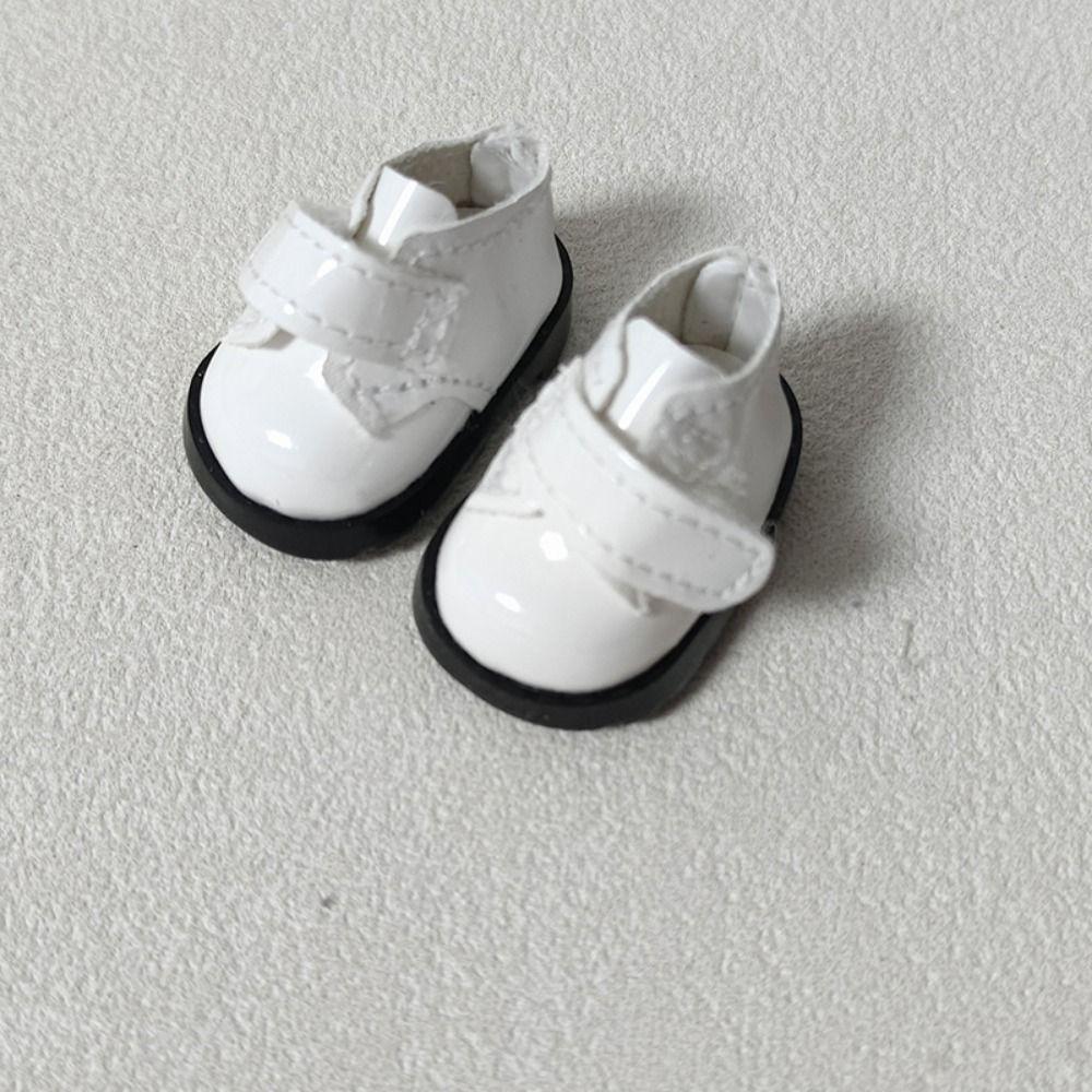 with Stickers Leather Shoes 3.8cm Length Shoes Outfit Accessories For 15/17cm Doll Decoration