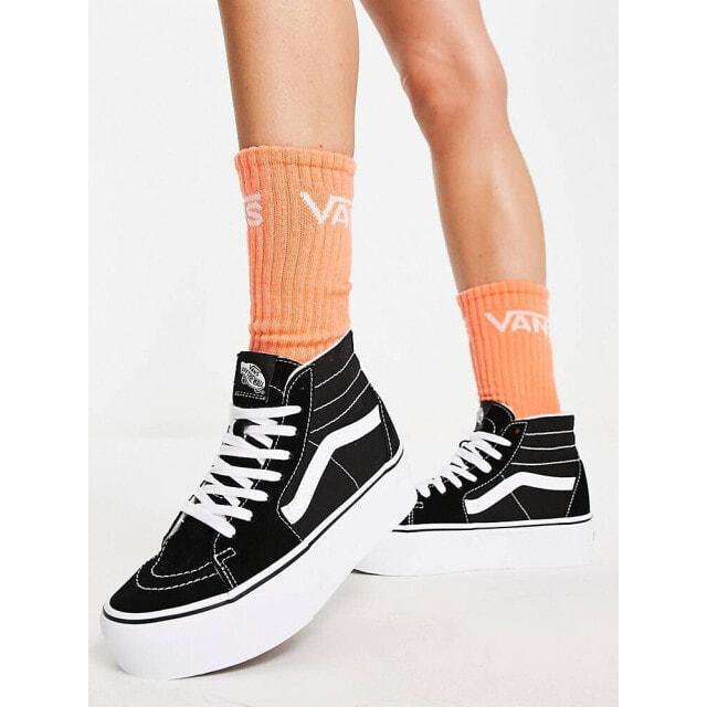 

Vans SK8-Hi конической формы Stackform в черно-белом цвете