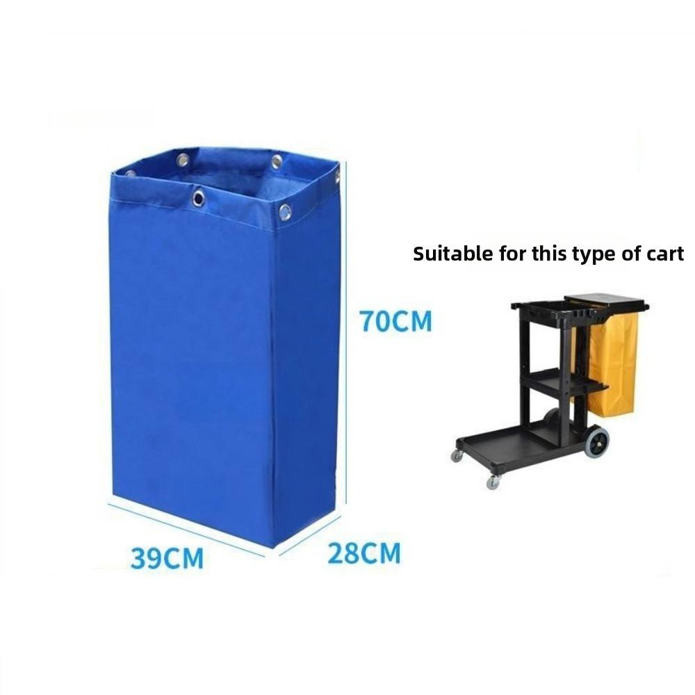 Waterproof Janitorial Cart Bag Cleaning Cart Trash Bag  for Hotel Motel and Cleaning Service Carts