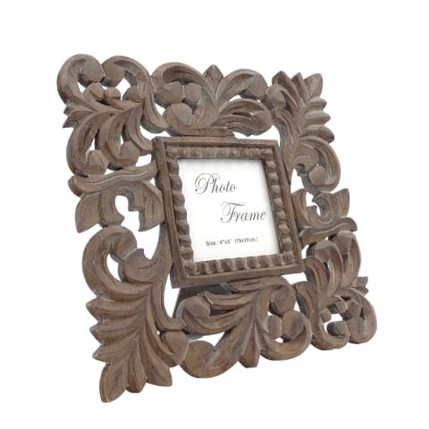 Orient wooden photo frame format 10x10cm