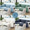 Seat Polar Fleece Solid Color Sofa Covers For Living Room Elastic Sofa Cover Corner Couch Cover Slipcover Sofa Protector