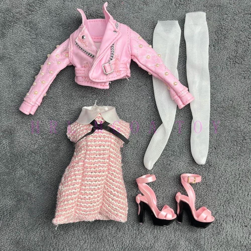 Original Multi Style Rainbow Middle School 28cm Doll Clothes and Shoes Set Fashion Dressing Girls' Holiday Gift Toys
