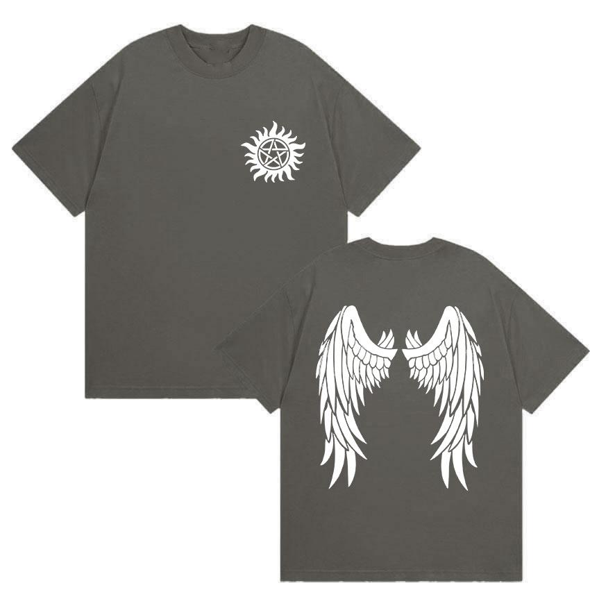Tv Series Supernatural New 2025 Print T Shirt Men Women Vintage Fashion Short Sleeve T-shirt Casual Clothing Cotton Tshirts Tops